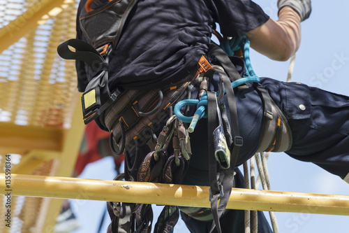 Rope access irata worker