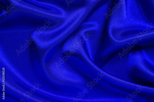 blue silk fabric background