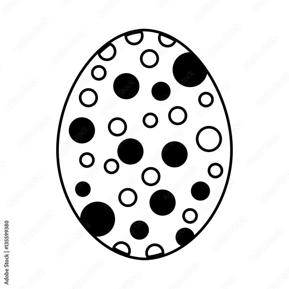 egg paint easter season vector illustration design egg paint easter season vector illustration design