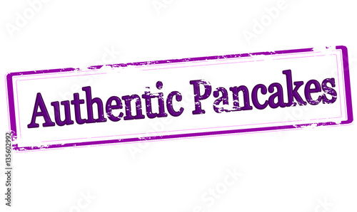 Authentic pancakes