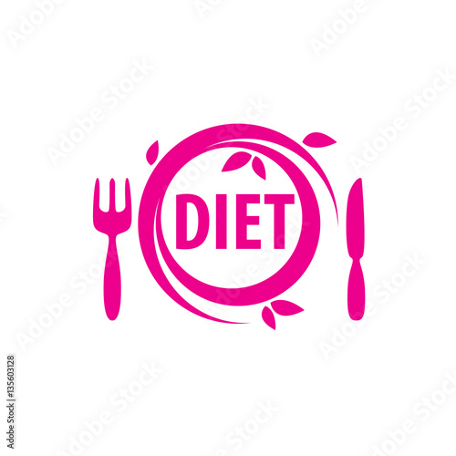 vector logo for diet