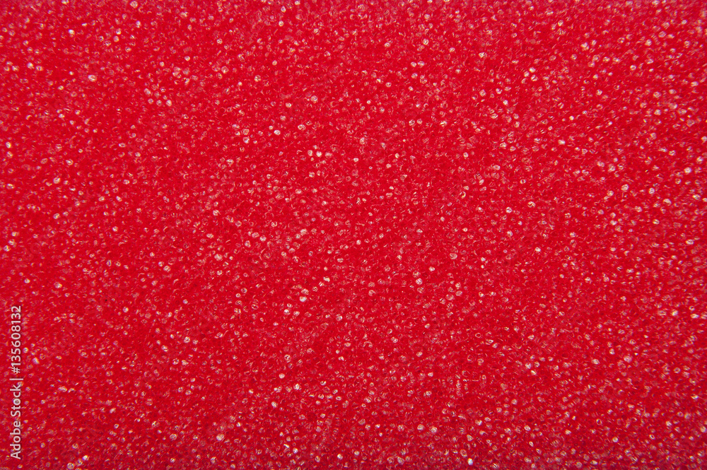 texture of red sponge