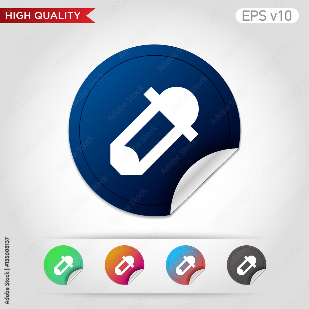 Clip icon. Button with clip icon. Modern vector. Clip icon. Button with clip icon. Modern vector.