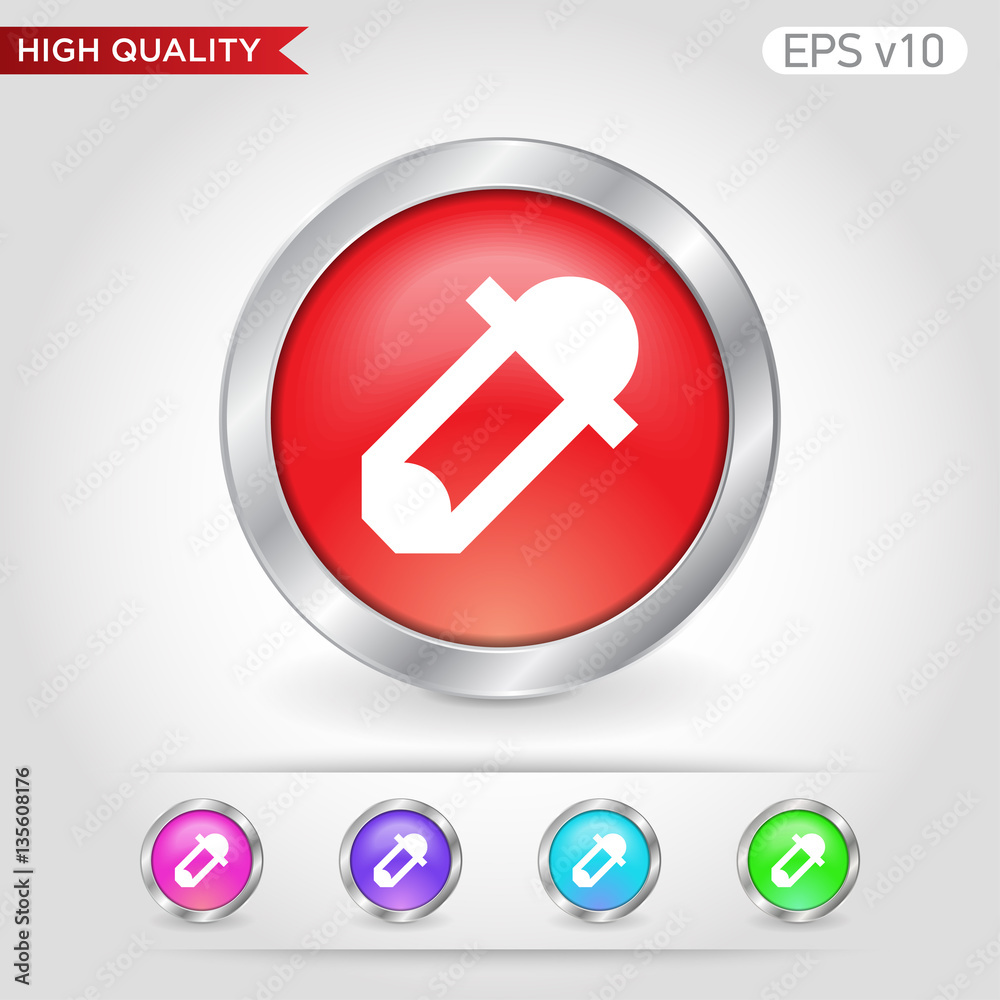 Picker icon. Button with picker icon. Modern vector. Picker icon. Button with picker icon. Modern vector.