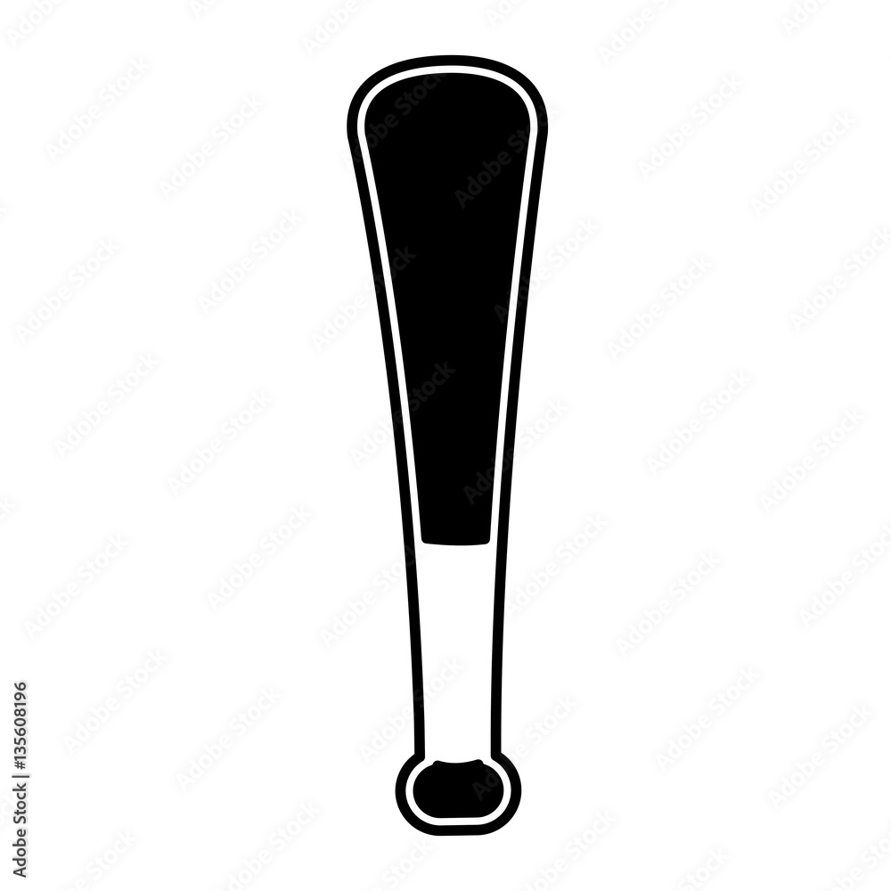 baseball bat isolated icon vector illustration design baseball bat isolated icon vector illustration design