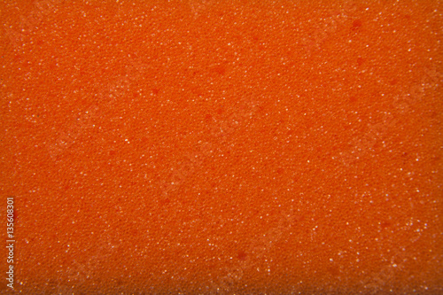 texture of orange sponge