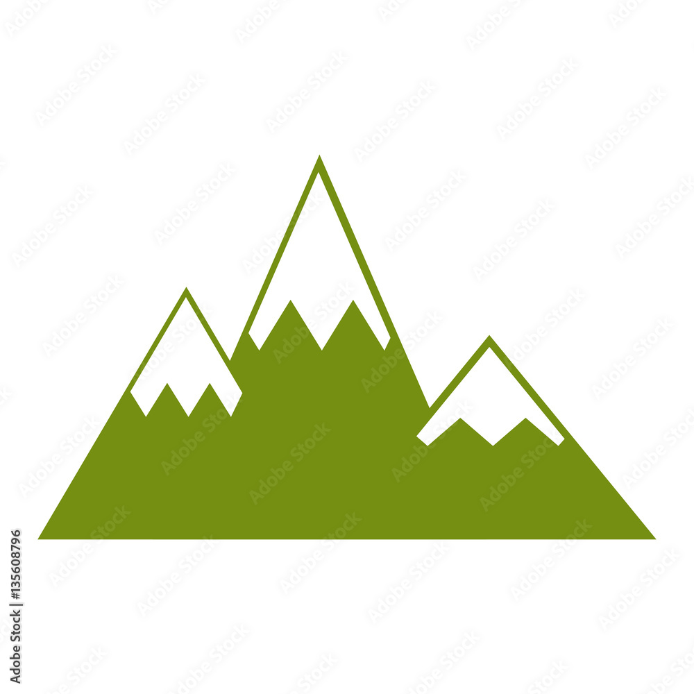 mountain silhouette isolated icon vector illustration design mountain silhouette isolated icon vector illustration design
