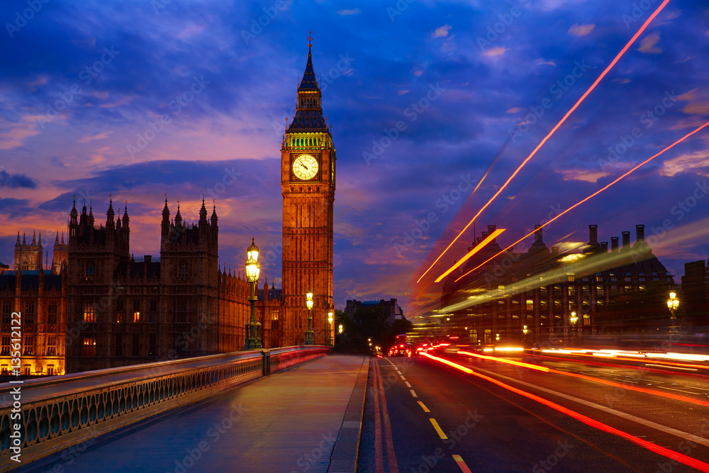 Big Ben Clock Tower in London England