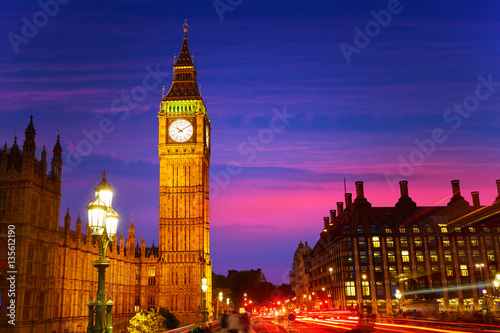 Big Ben Clock Tower in London England