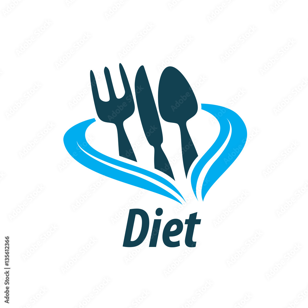 Obraz premium vector logo for diet
