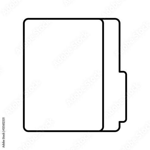 folder document isolated icon vector illustration design