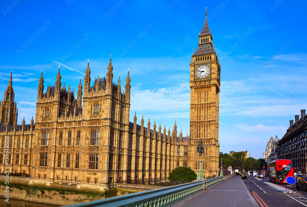 Obraz premium Big Ben Clock Tower in London England