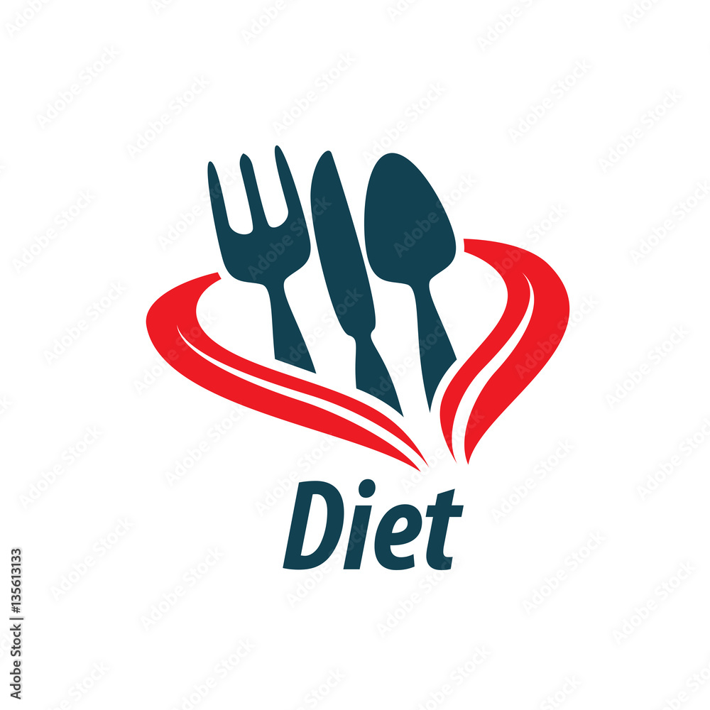 Obraz premium vector logo for diet