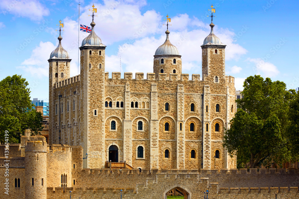 Tower of London in England