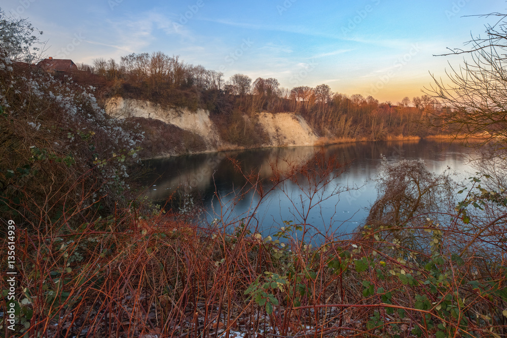 Kreidebergsee in Lüneburg / Der Kreidebergsee in Lüneburg (Niedersachsen, Deutschland). Aufgenommen am 28. Januar 2017. Kreidebergsee in Lüneburg / Der Kreidebergsee in Lüneburg (Niedersachsen, Deutschland). Aufgenommen am 28. Januar 2017.