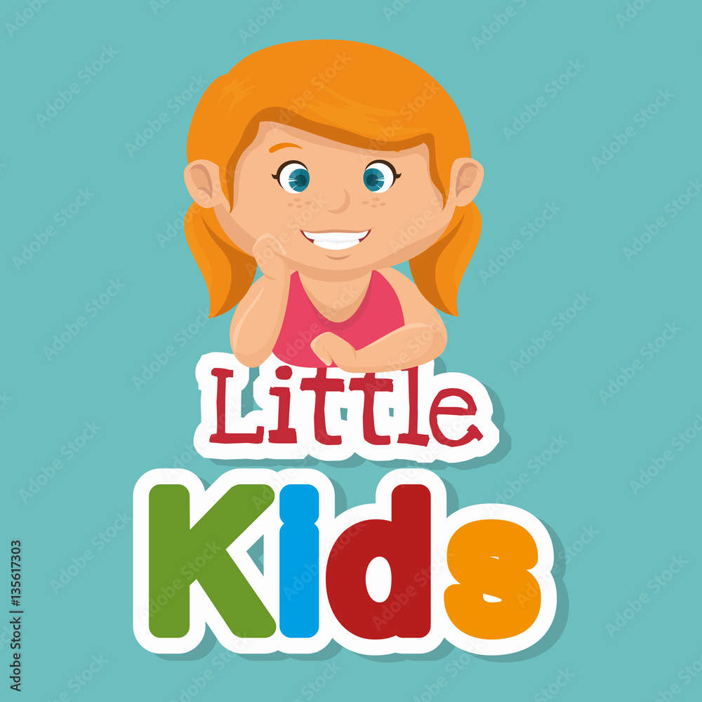 cute little girl character vector illustration design cute little girl character vector illustration design