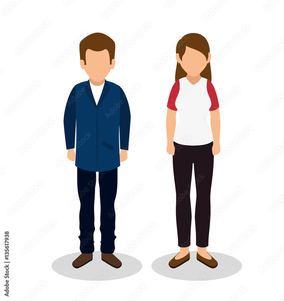 Group of businesspeople gathered vector illustration design Group of businesspeople gathered vector illustration design