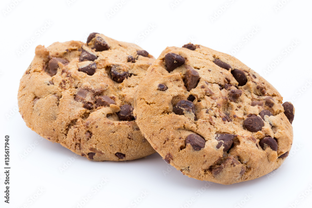 Cookies nuts on the isolated on white background. Cookies nuts on the isolated on white background.