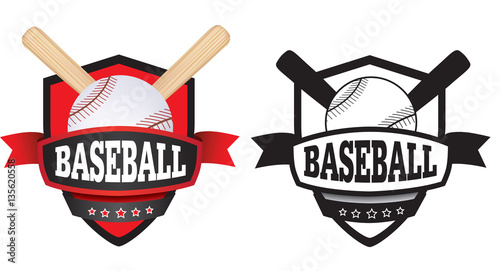 baseball logo, badge or shield