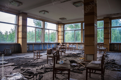 Abandoned canteen of Voronezh aluminum plant  © Mulderphoto