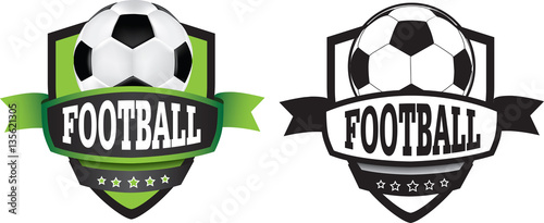 soccer or football logo or badge, shield or branding
