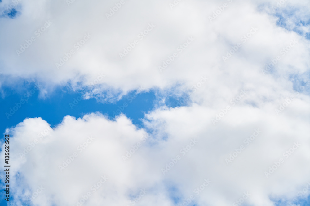 Obraz premium Blue Sky with Clouds