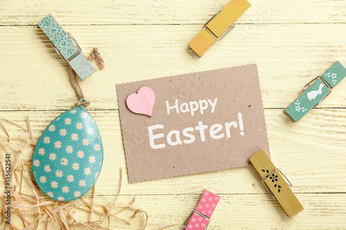 Easter decoration card