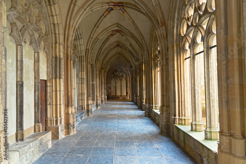 Photography Medieval cloister of The Pandhof in Utrecht, Netherlands