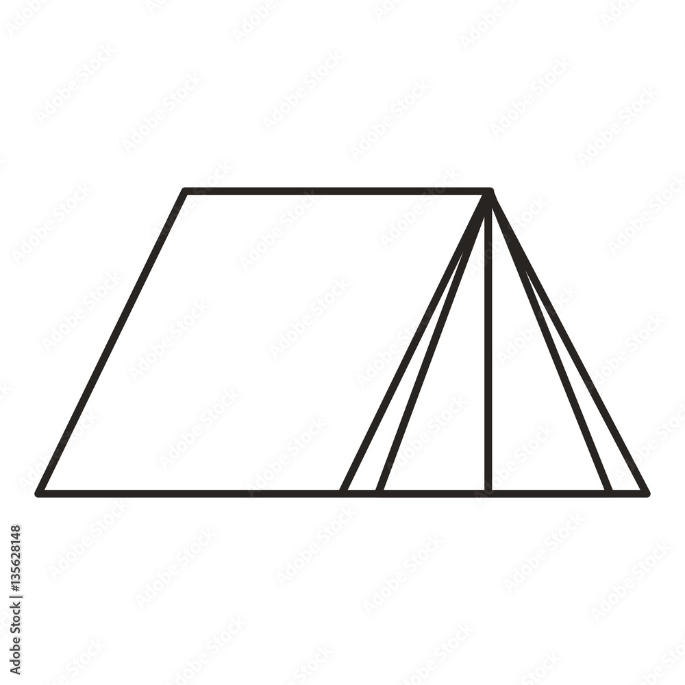 camping tent isolated icon vector illustration design camping tent isolated icon vector illustration design