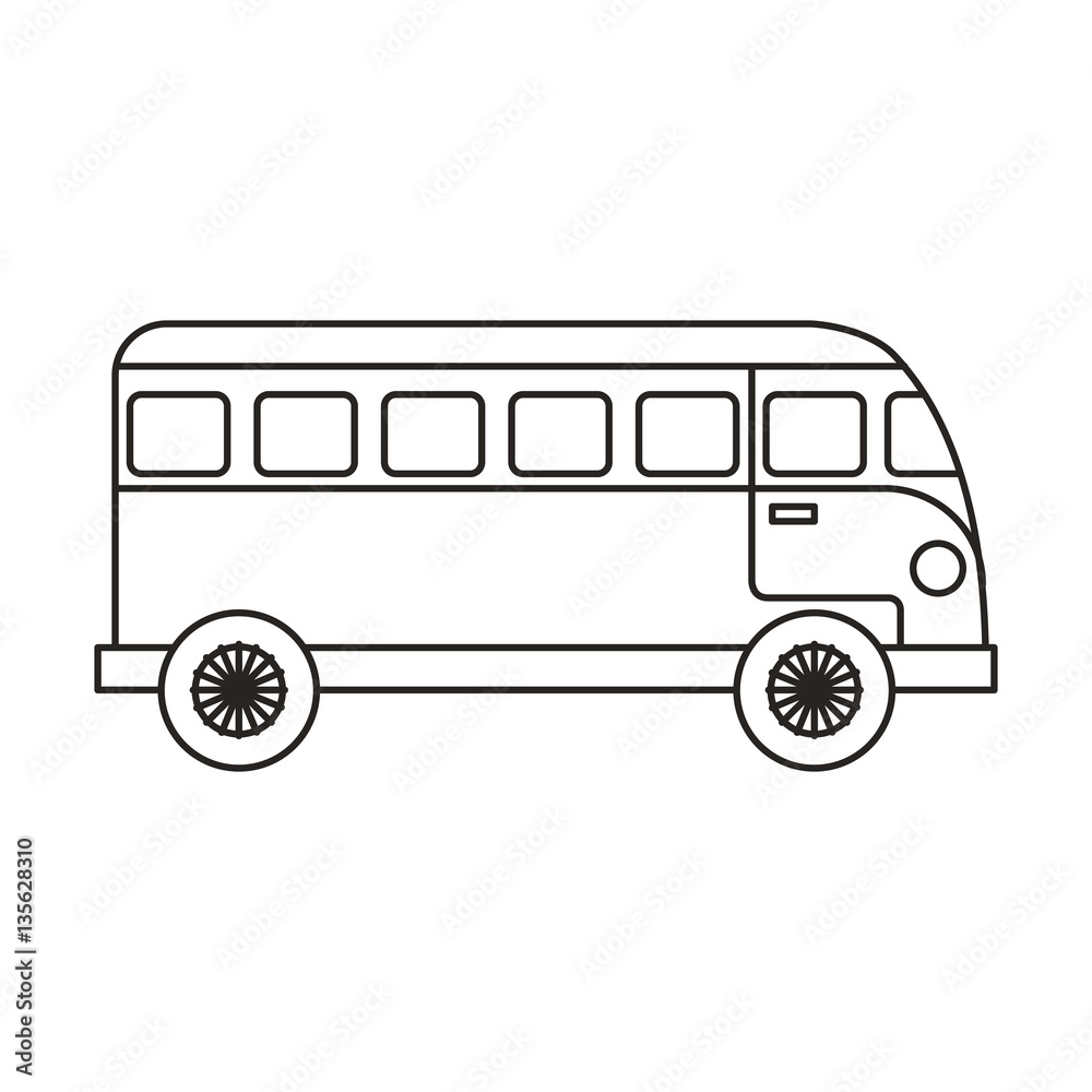 car vehicle travel icon vector illustration design