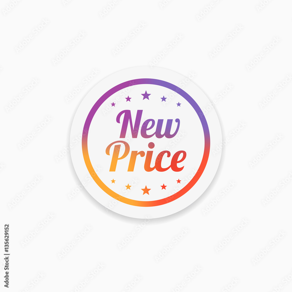 New Price Label New Price Label