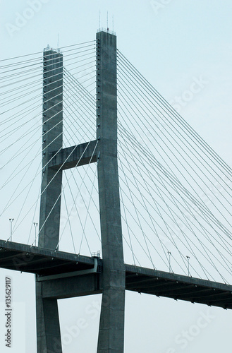 Fototapeta Naklejka Na Ścianę i Meble -  Bridge Silhoiette