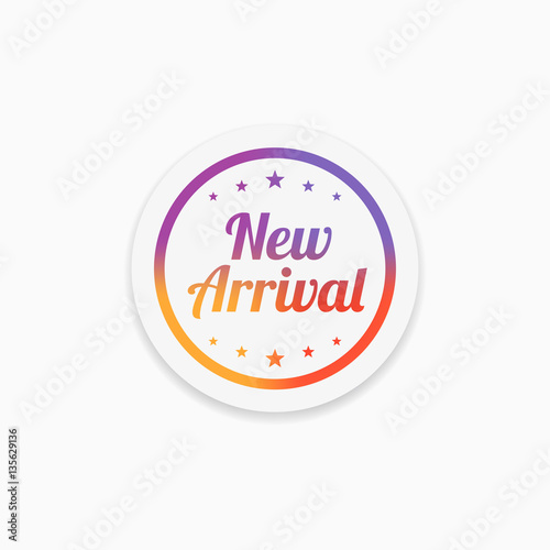 New Arrival Label