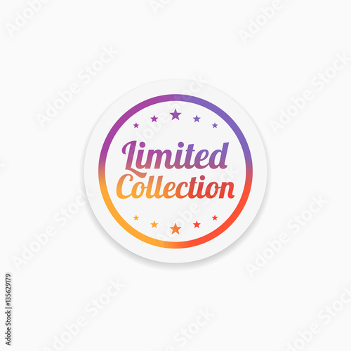 Limited Collection Label