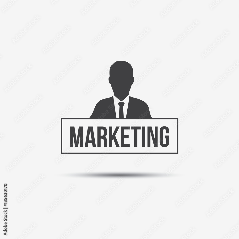Businessman & Marketing Label Businessman & Marketing Label