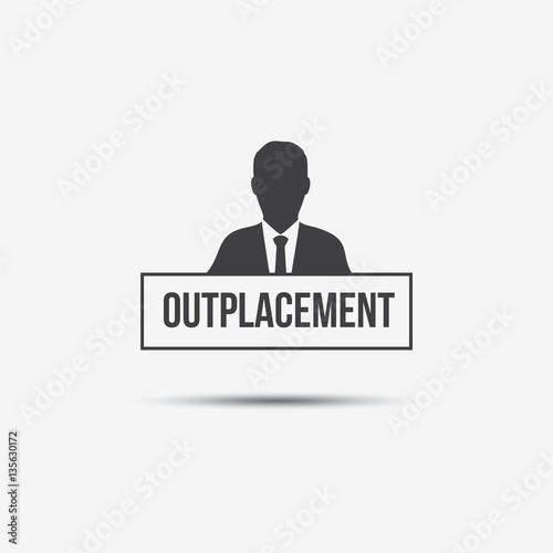 Businessman & Outplacement Label