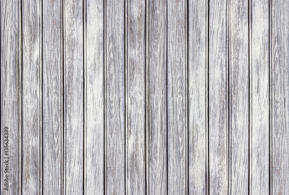 Fototapeta premium Grunge peeling white paint wood texture.