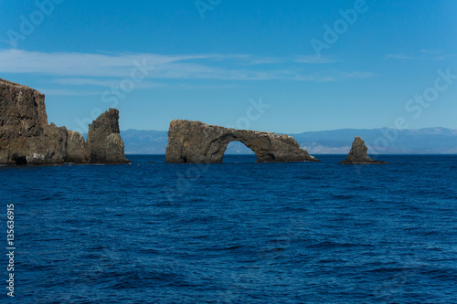 Photography Rocky arch at Anacapa Island in the Chanel Islands off the California Coast