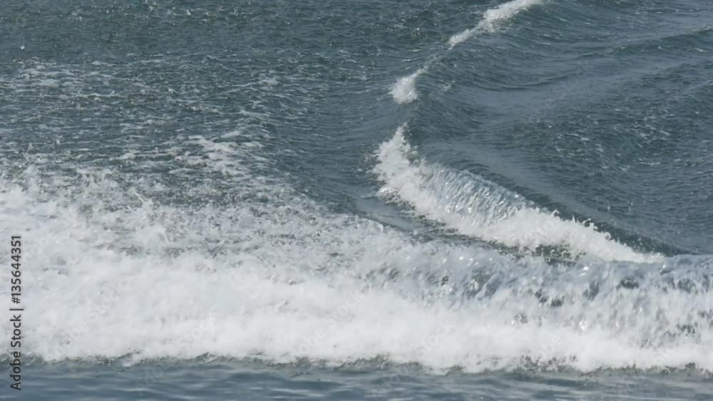 Sportsman Goes Wakeboarding and Turns Left, While Leaving an Impressive Wave After Him in Some Wake Park Sportsman Goes Wakeboarding and Turns Left, While Leaving an Impressive Wave After Him in Some Wake Park