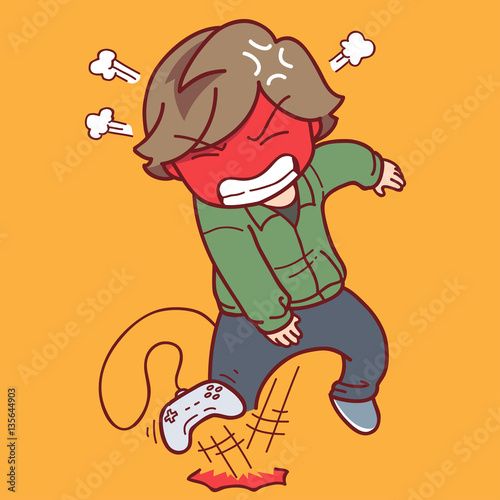 Frustrated gamer