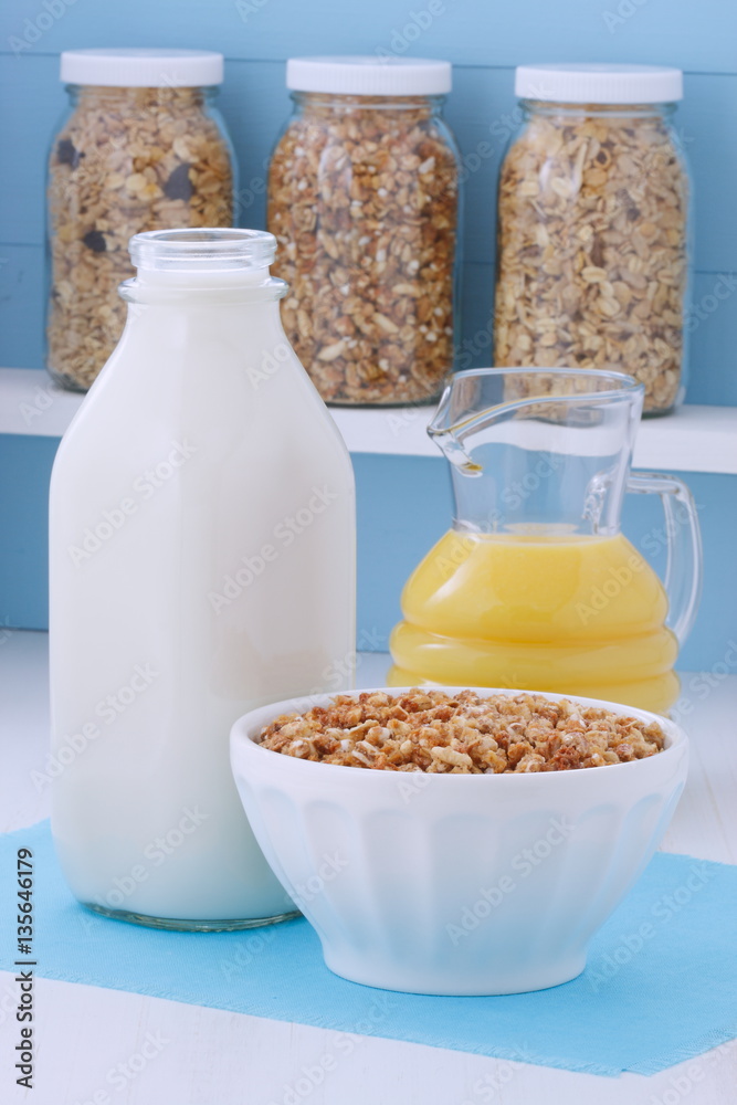 Delicious muesli breakfast Delicious muesli breakfast