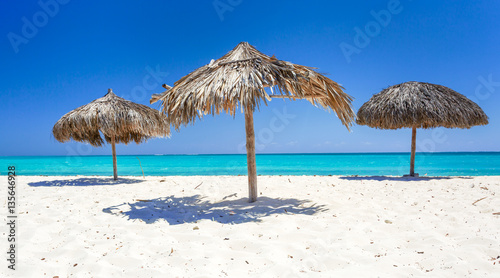 Exotic beach in Cayo Largo. Cuba