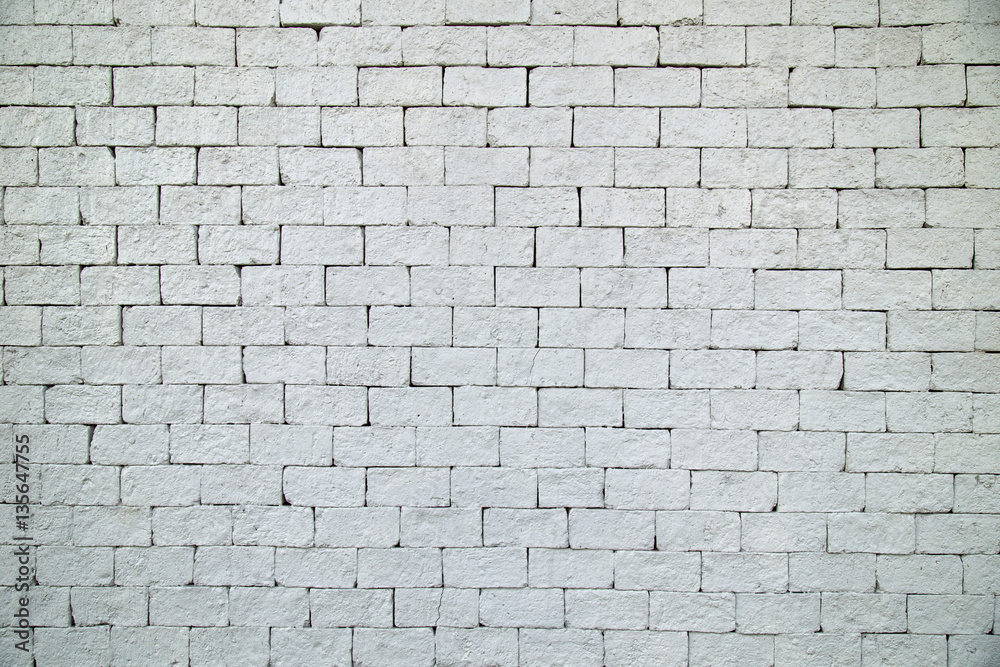White brick wall texture for background White brick wall texture for background