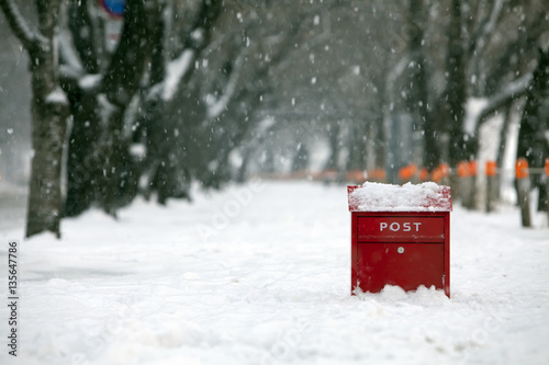 Snow mailbox