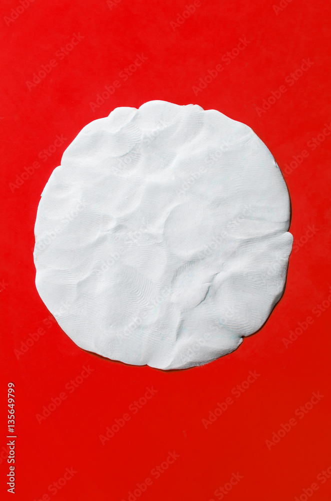 plasticine texture isolated on red background plasticine texture isolated on red background
