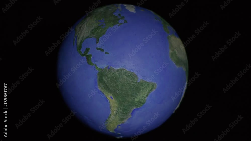 Seamless loop of centered globe (DOF Version) Seamless loop of centered globe (DOF Version)