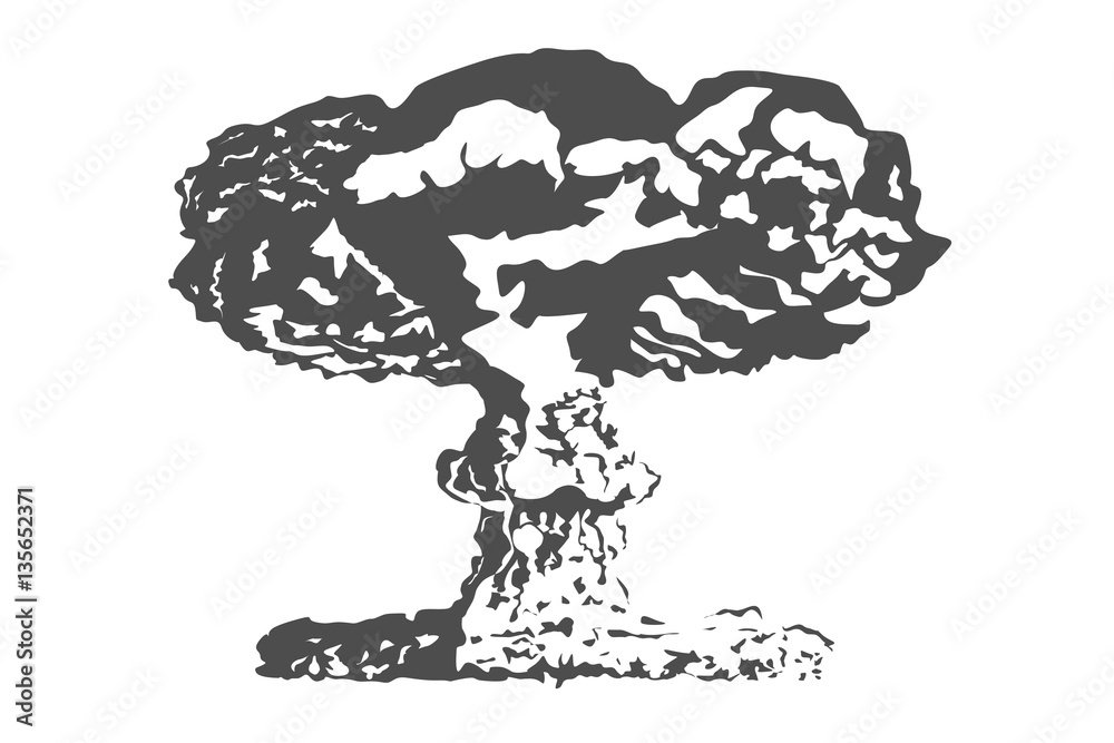 Fototapeta premium nuclear bomb Nuclear explosion