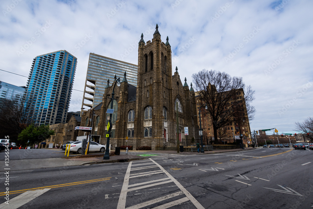 Obraz premium Atlantas First United Methodist Church in Atlanta, Georgia