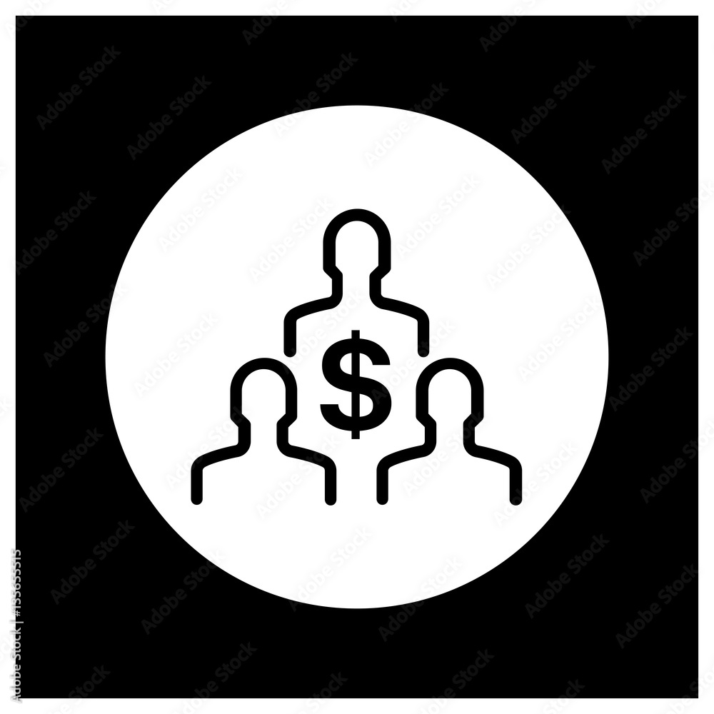 business money line vector icon business money line vector icon