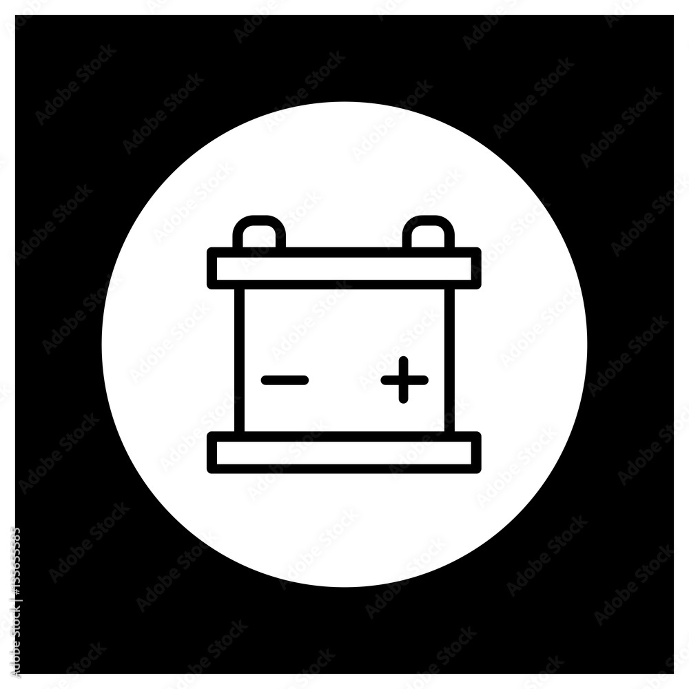 battery line vector icon battery line vector icon